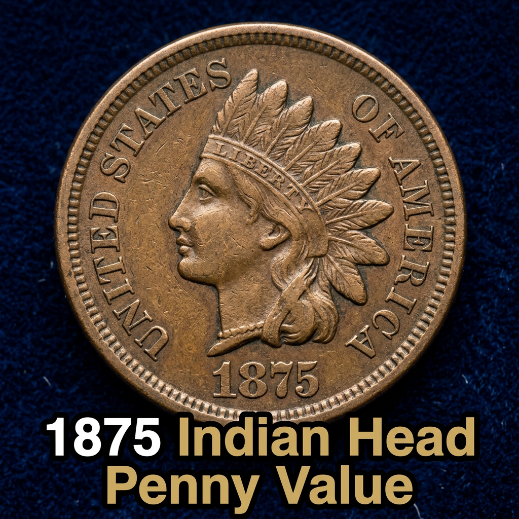 1875 Indian Head Penny Value Guide What Is It Worth Today