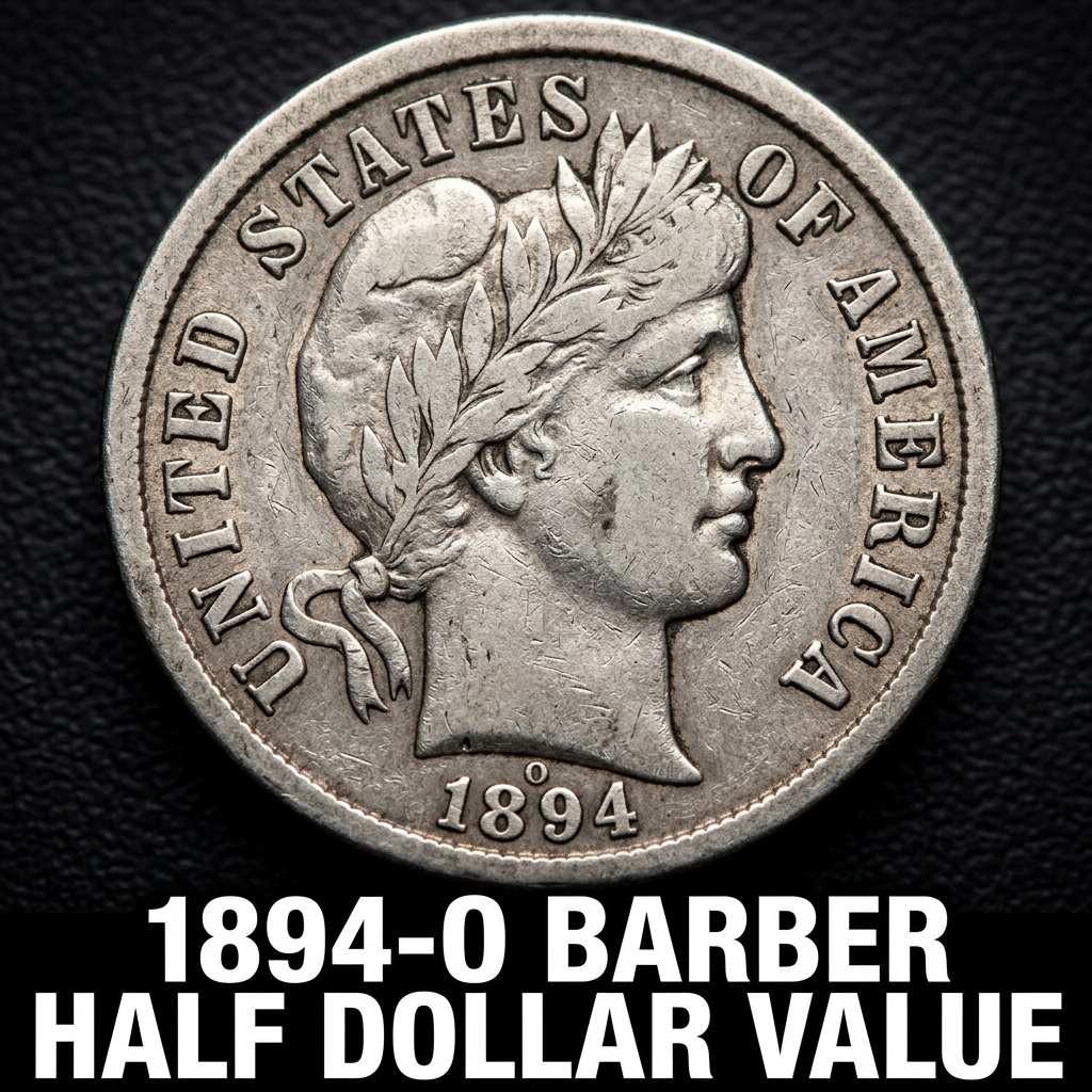 1894-O Barber Half Dollar Value and What Collectors Are Paying Today