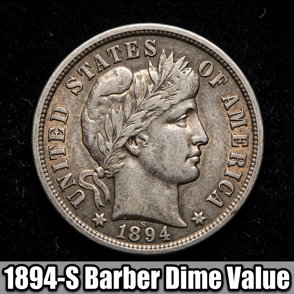 1894-S Barber Dime Value What This San Francisco Rarity Is Actually Worth
