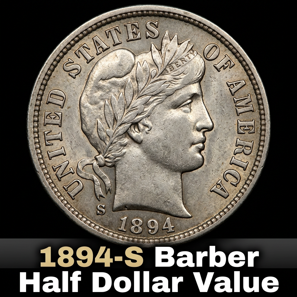 1894-S Barber Half Dollar Value and What Your Coin Could Be Worth Today
