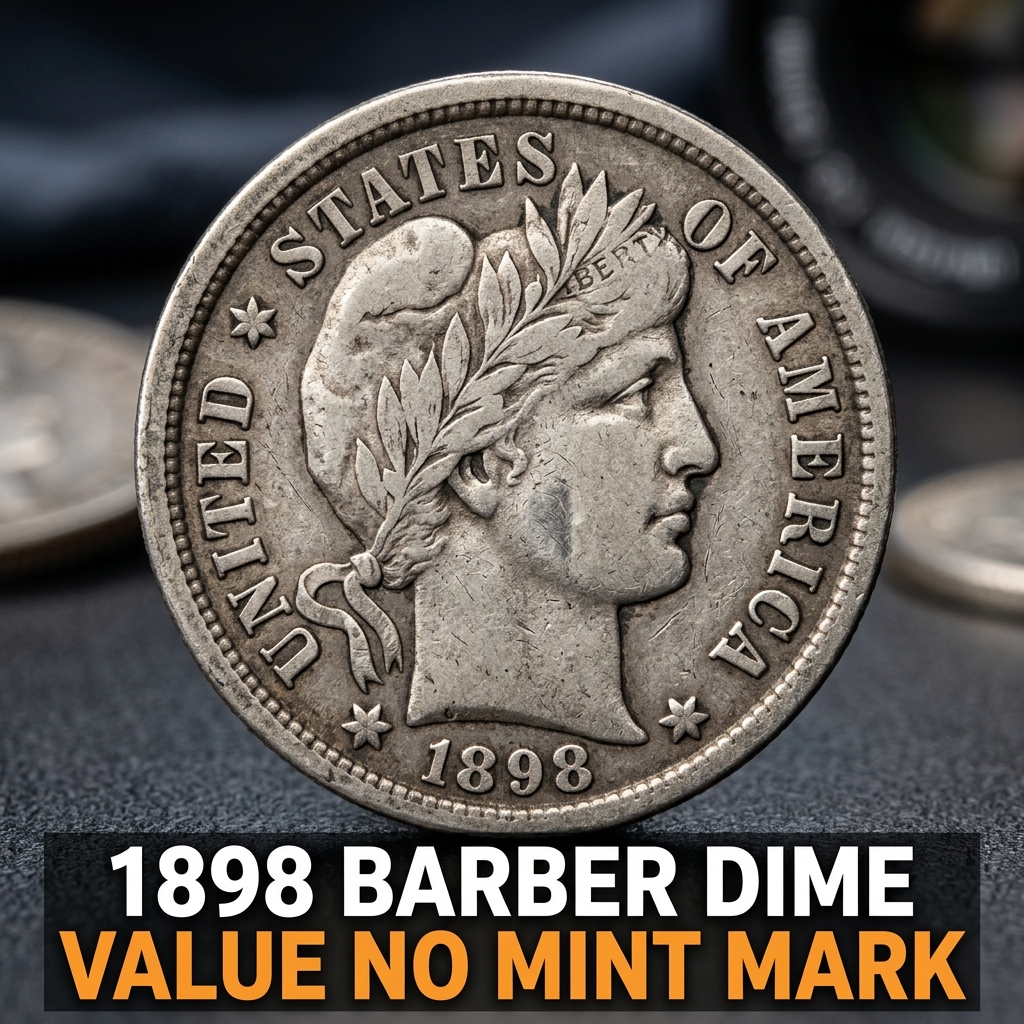 1898 Barber Dime Value with No Mint Mark What Is It Worth Today