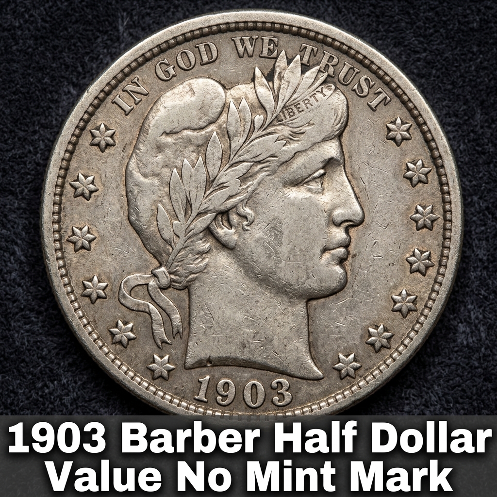 1903 Barber Half Dollar Value With No Mint Mark What Is It Worth