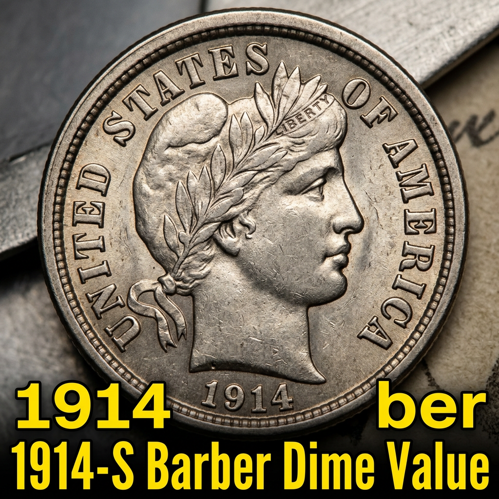 1914-S Barber Dime Value What It's Worth and Why Collectors Love It