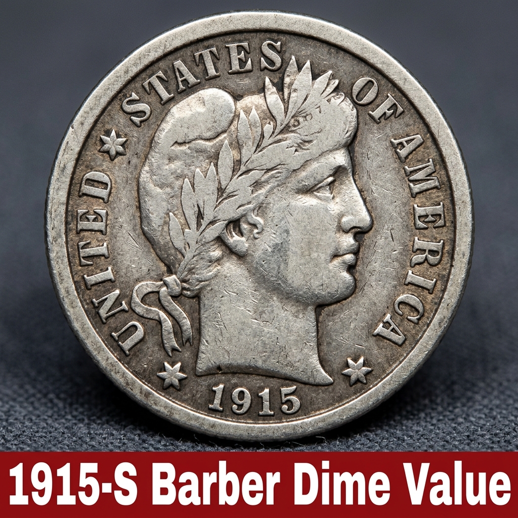 1915-S Barber Dime Value What Its Worth and Why Collectors Care