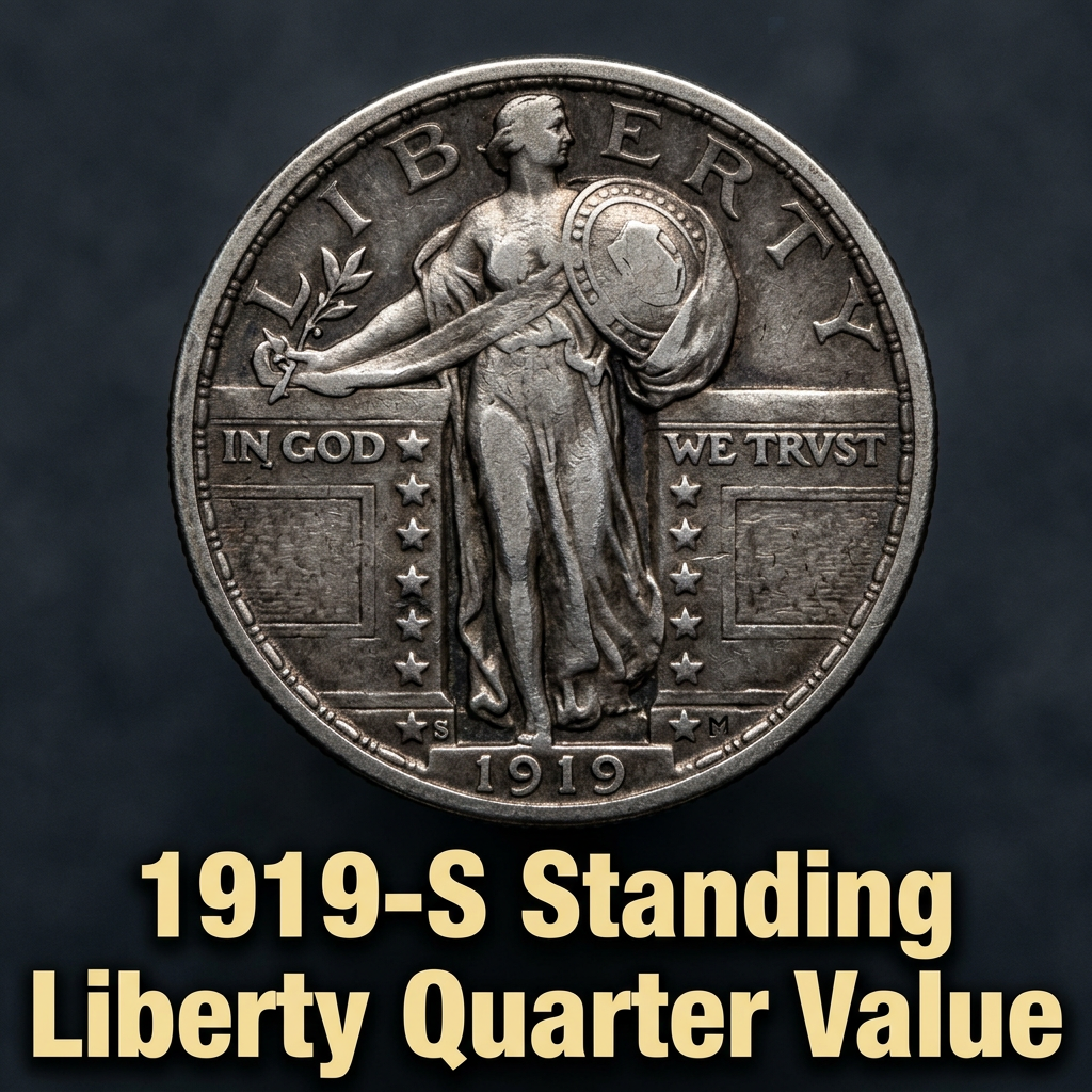 1919-S Standing Liberty Quarter Value What This San Francisco Rarity Is Really Worth