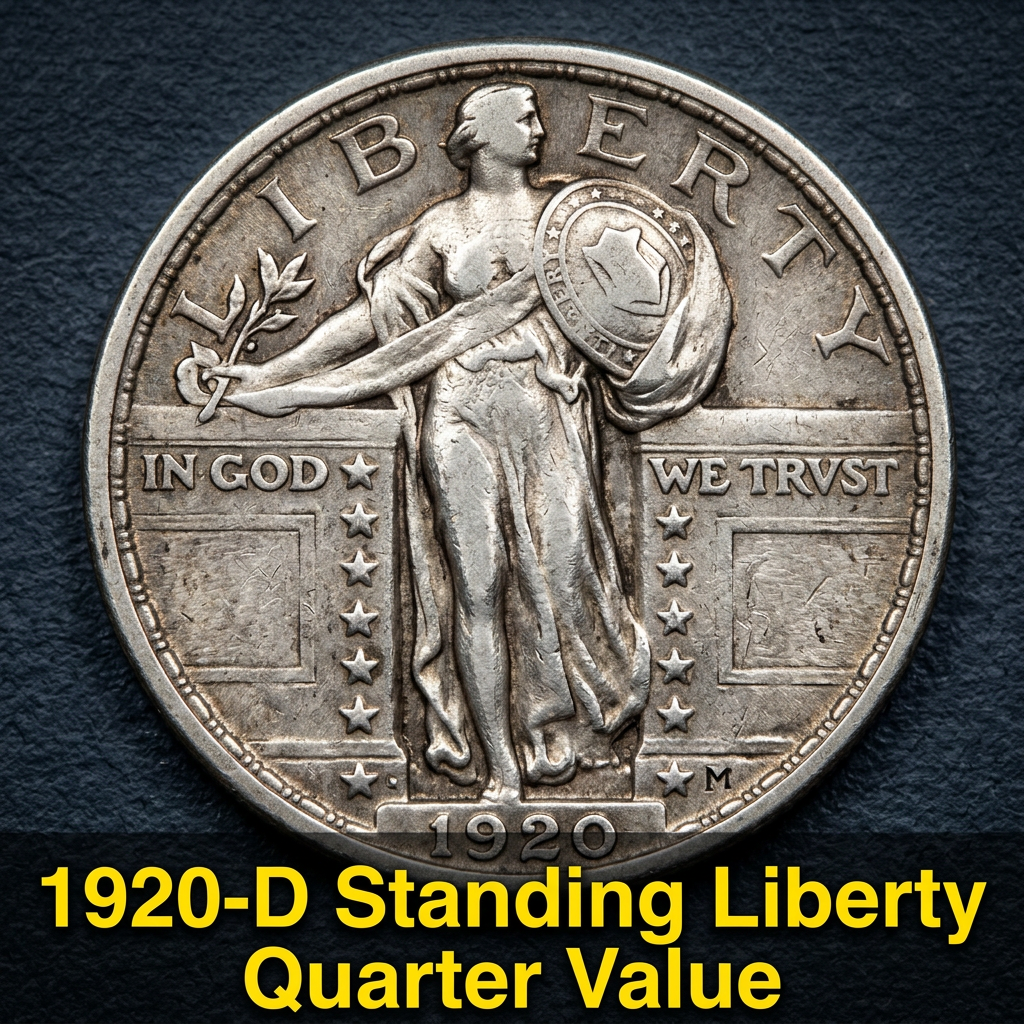 1920-D Standing Liberty Quarter Value Guide What This Denver Mint Coin Is Actually Worth
