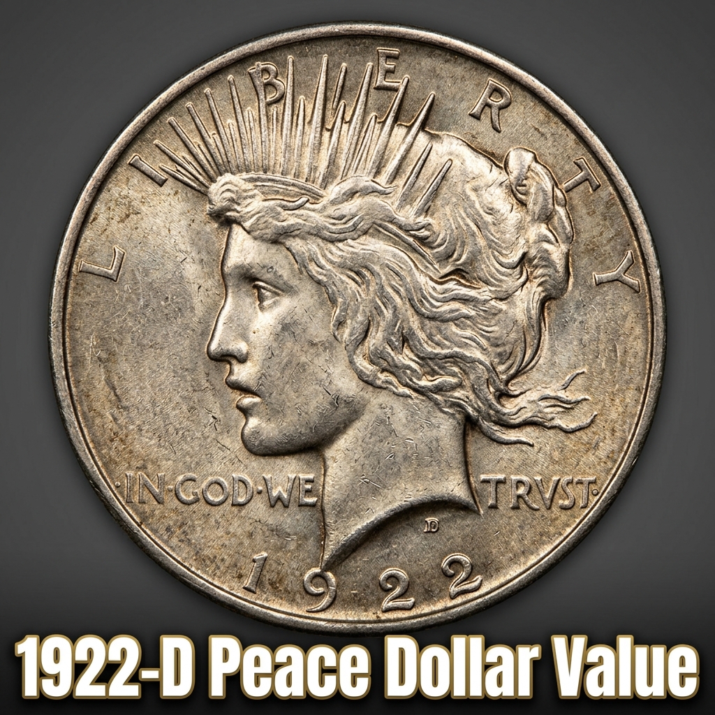 1922-D Peace Dollar Value What This Denver Mint Coin Is Worth Today