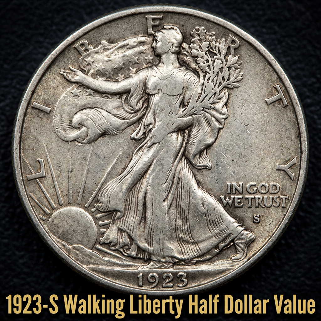 1923-S Walking Liberty Half Dollar Value and What It Means for Your Old Coin