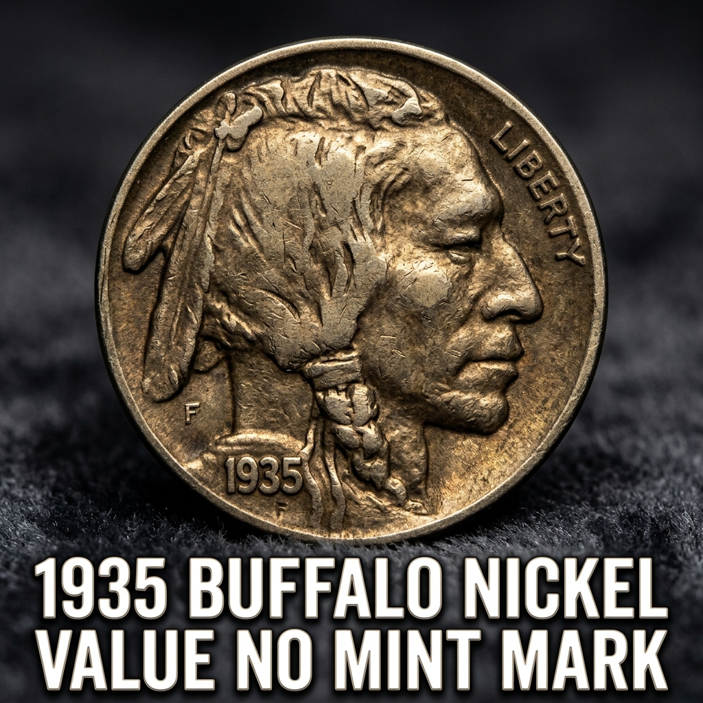1935 Buffalo Nickel Value No Mint Mark What Is It Worth