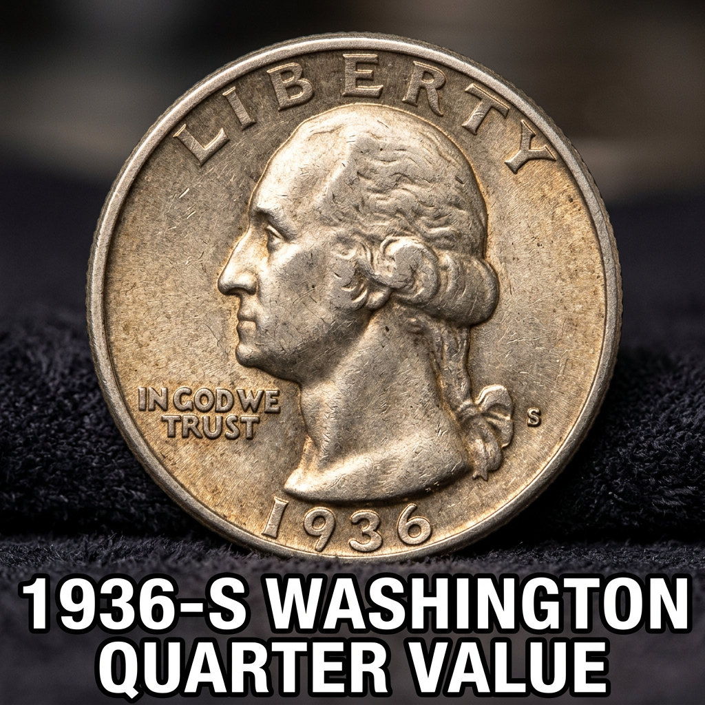 1936-S Washington Quarter Value Guide What This San Francisco Mint Coin Is Worth Today