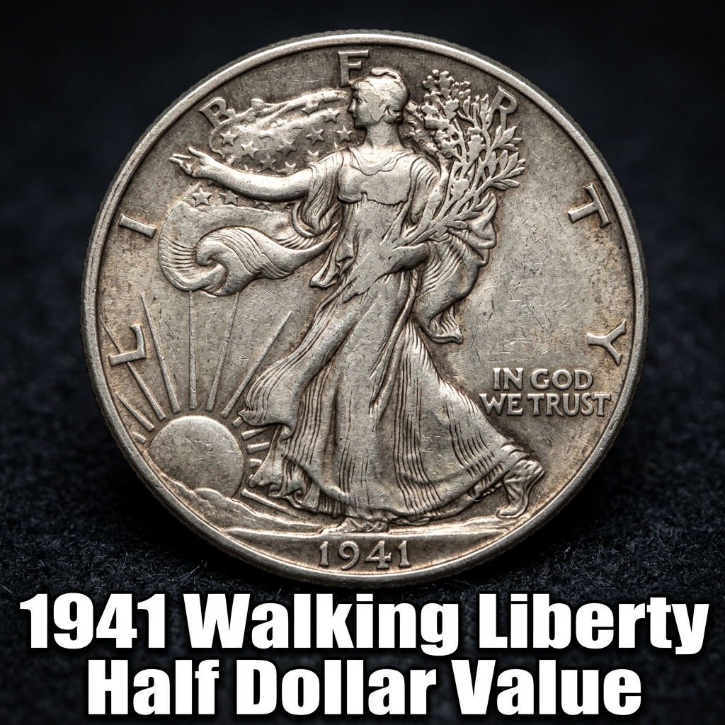 1941 Walking Liberty Half Dollar Value Guide What Is It Worth Today
