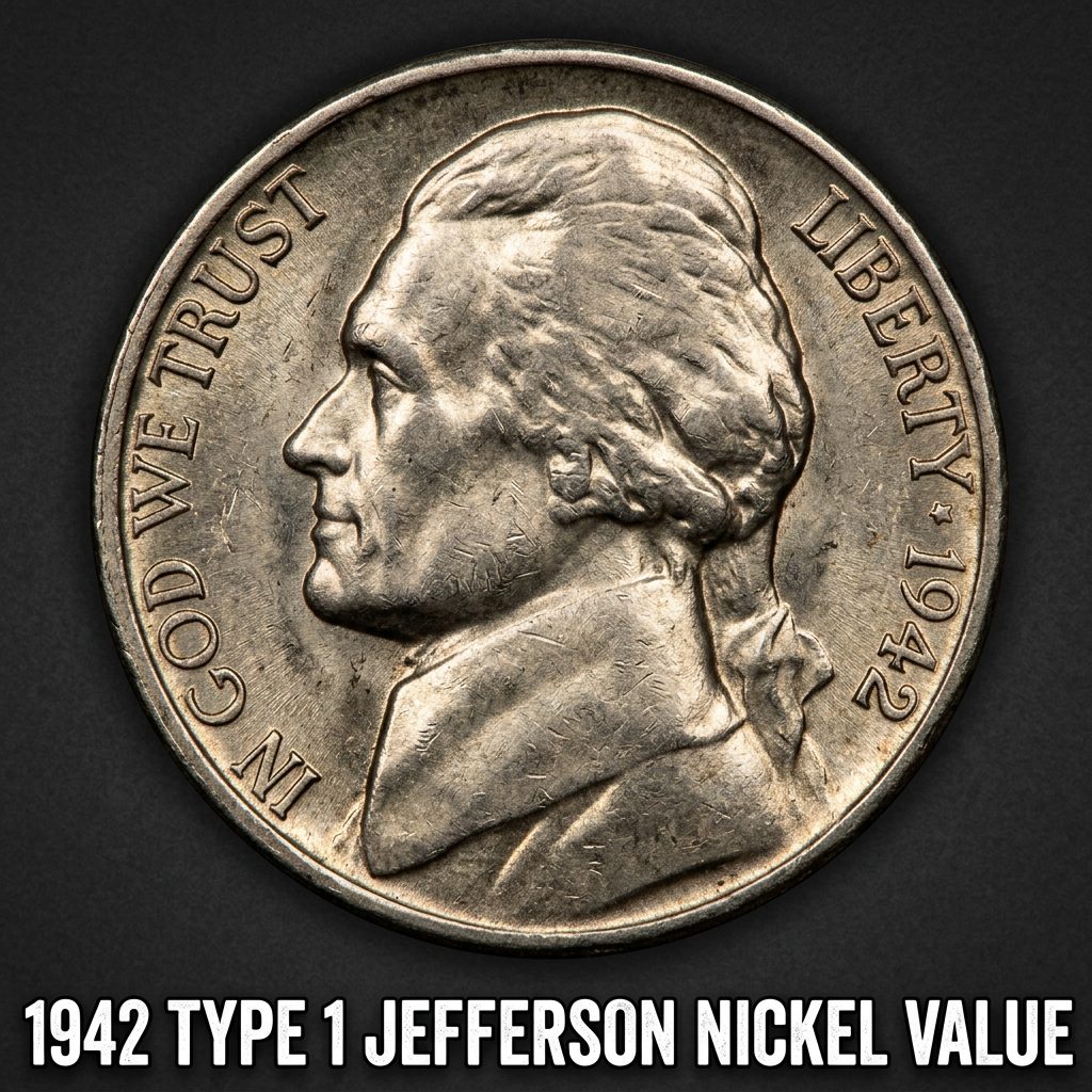 1942 Type 1 Jefferson Nickel Value and What Yours Might Be Worth