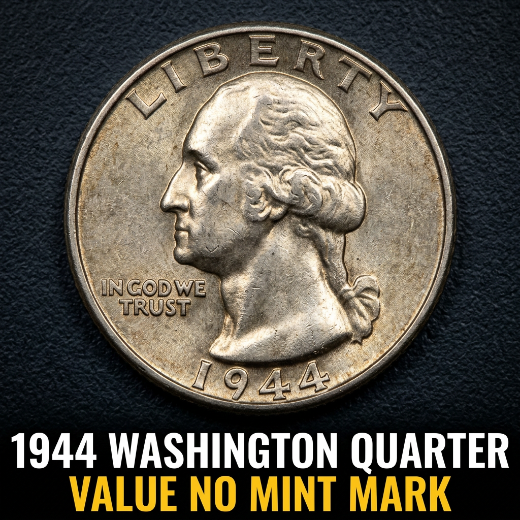 1944 Washington Quarter Value No Mint Mark What It's Worth Today