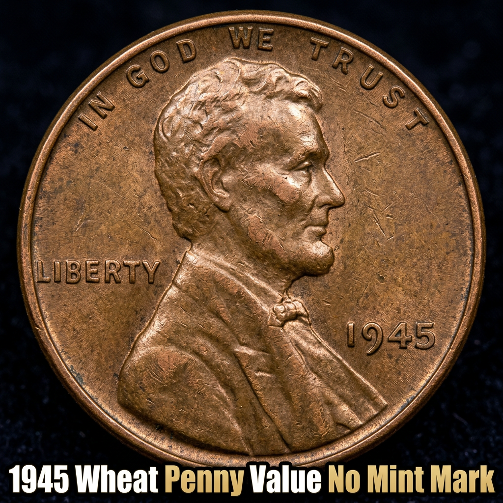 1945 Wheat Penny Value No Mint Mark What It's Really Worth Today