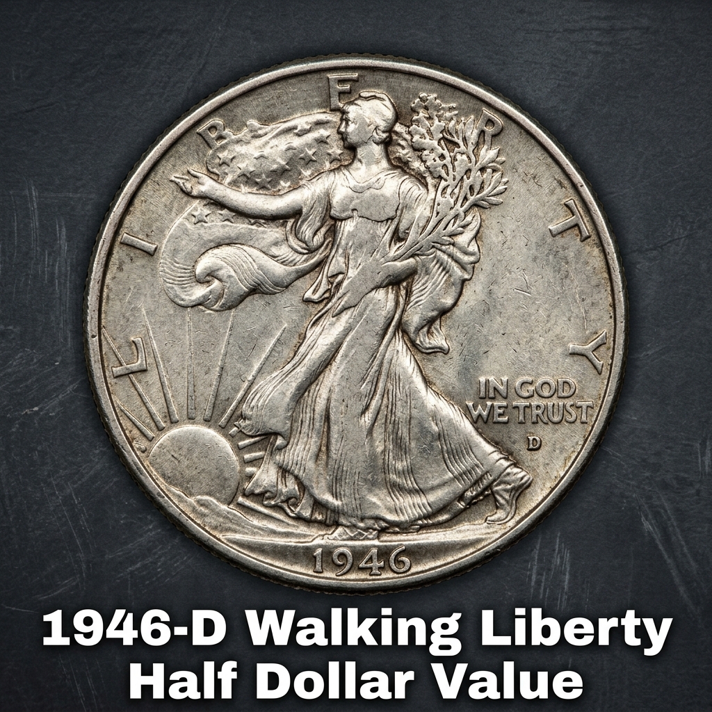1946-D Walking Liberty Half Dollar Value Guide How Much Is Yours Worth