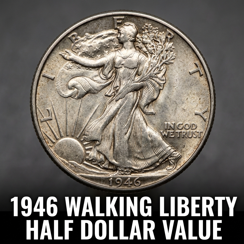 1946 Walking Liberty Half Dollar Value Guide What Is It Worth Today