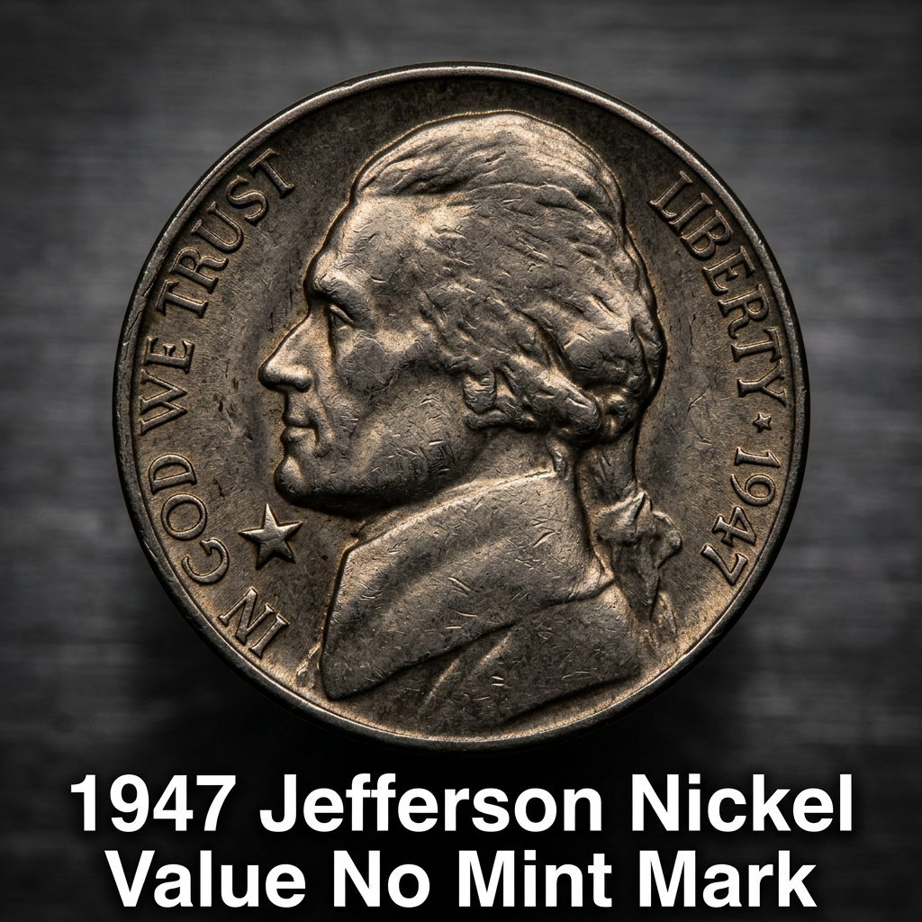 1947 Jefferson Nickel Value No Mint Mark What It's Worth Today