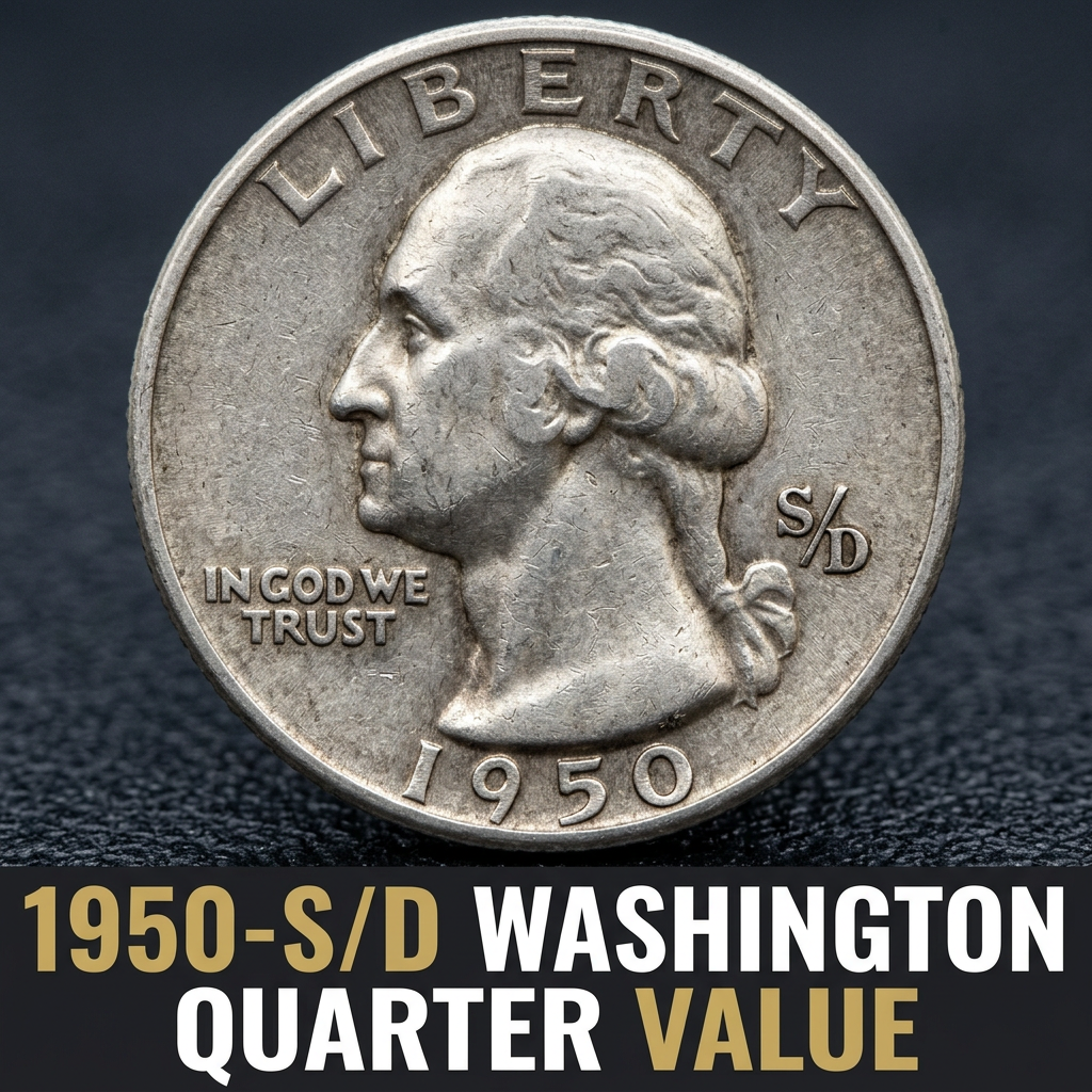 1950-S/D Washington Quarter Value Guide What This Mint Mark Means for Your Coin's Worth