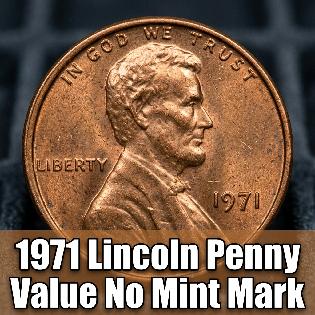 1971 Lincoln Penny Value No Mint Mark What It's Worth Today