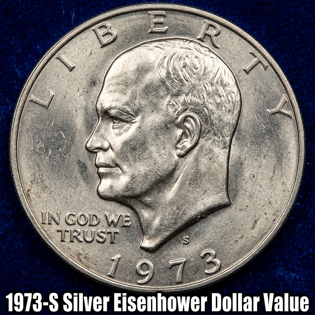 1973-S Silver Eisenhower Dollar Value What It's Really Worth Today
