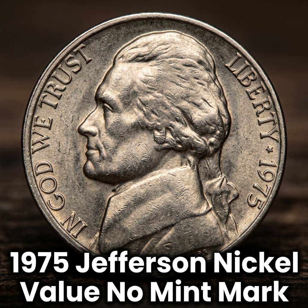 1975 Jefferson Nickel Value No Mint Mark What It's Really Worth