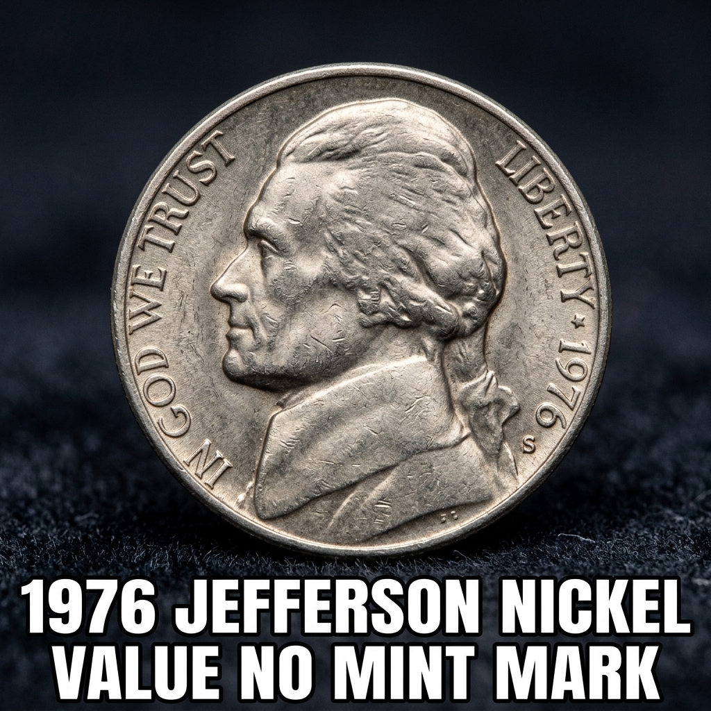 1976 Jefferson Nickel Value No Mint Mark — What It's Worth and Why