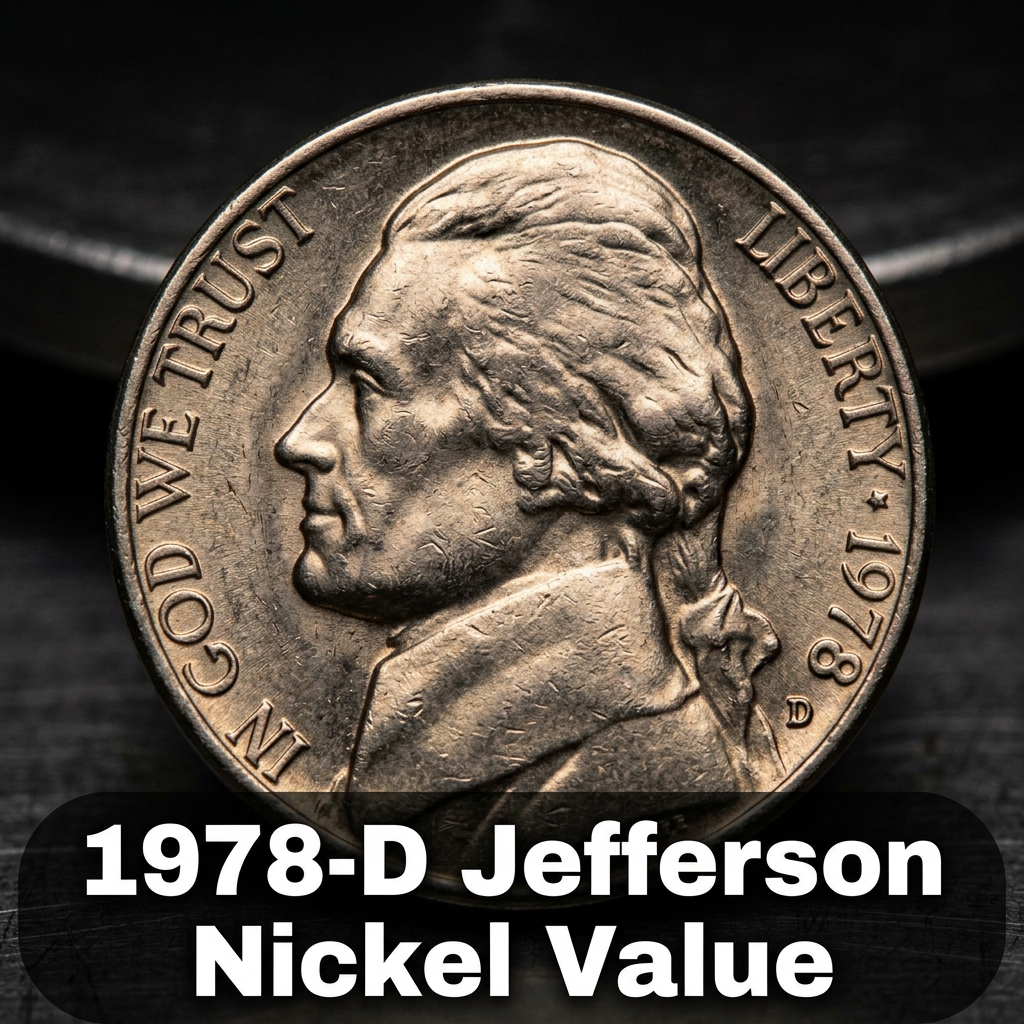 1978-D Jefferson Nickel Value and What It Could Be Worth Today