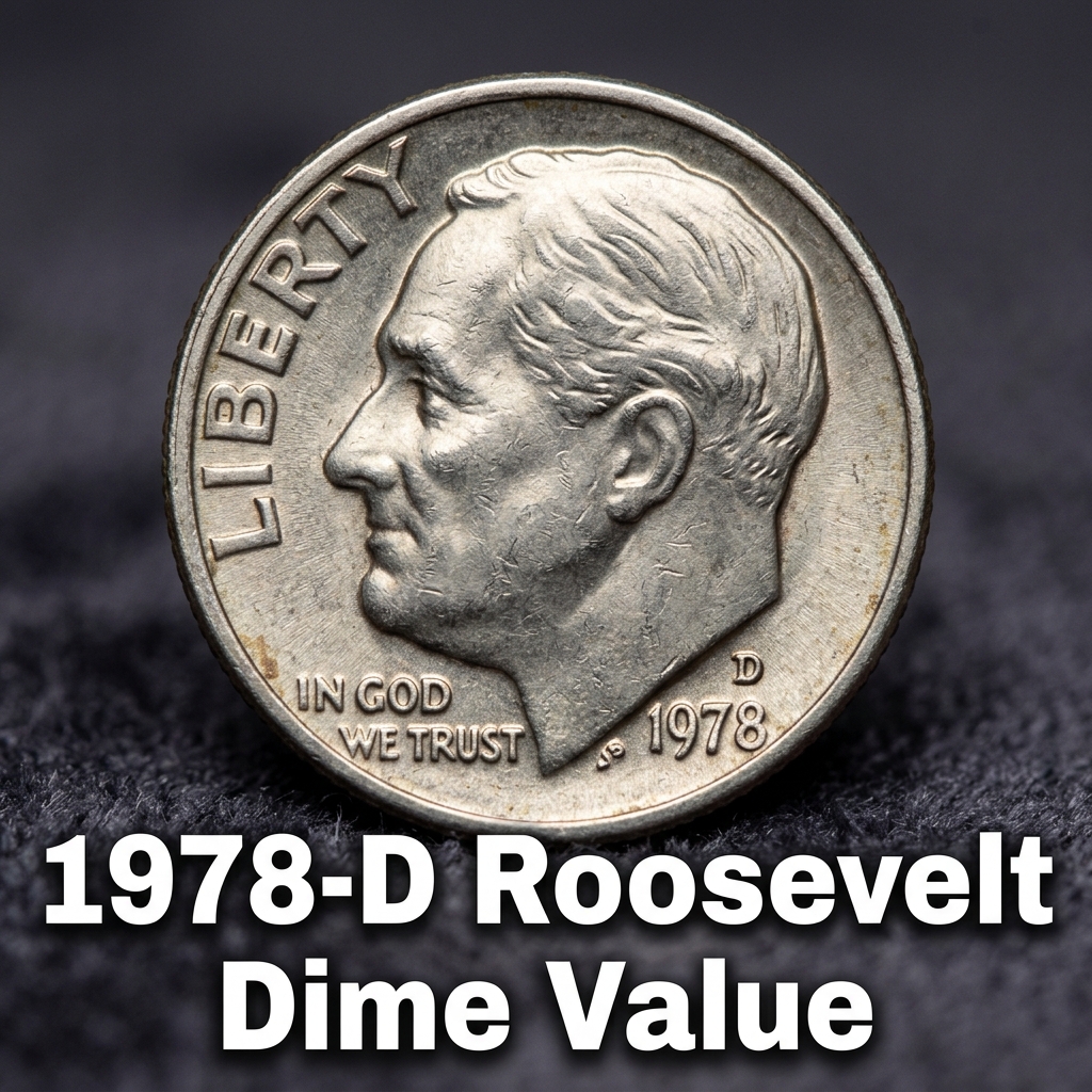 1978-D Roosevelt Dime Value and What It's Really Worth Today