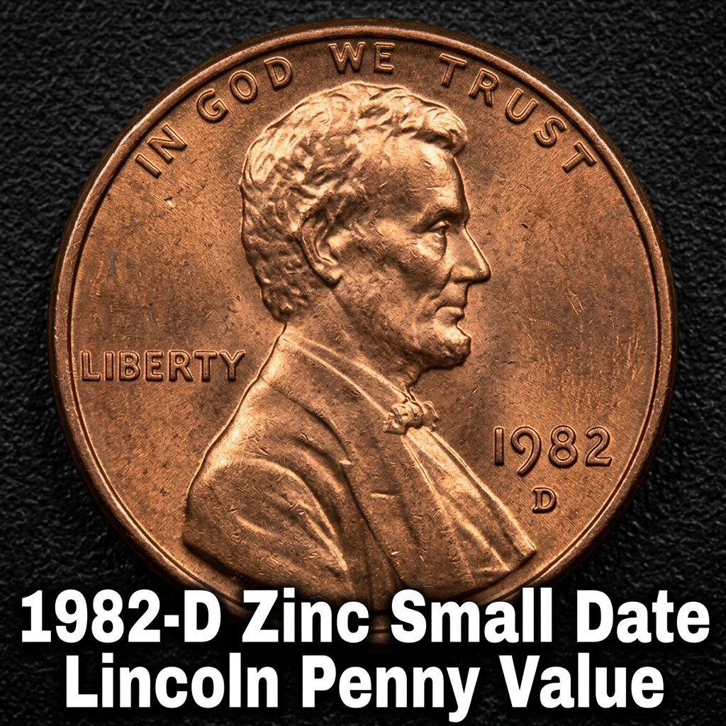 1982-D Zinc Small Date Lincoln Penny Value What It's Really Worth