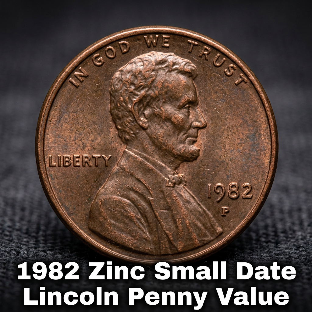 1982 Zinc Small Date Lincoln Penny Value and What It's Worth Today