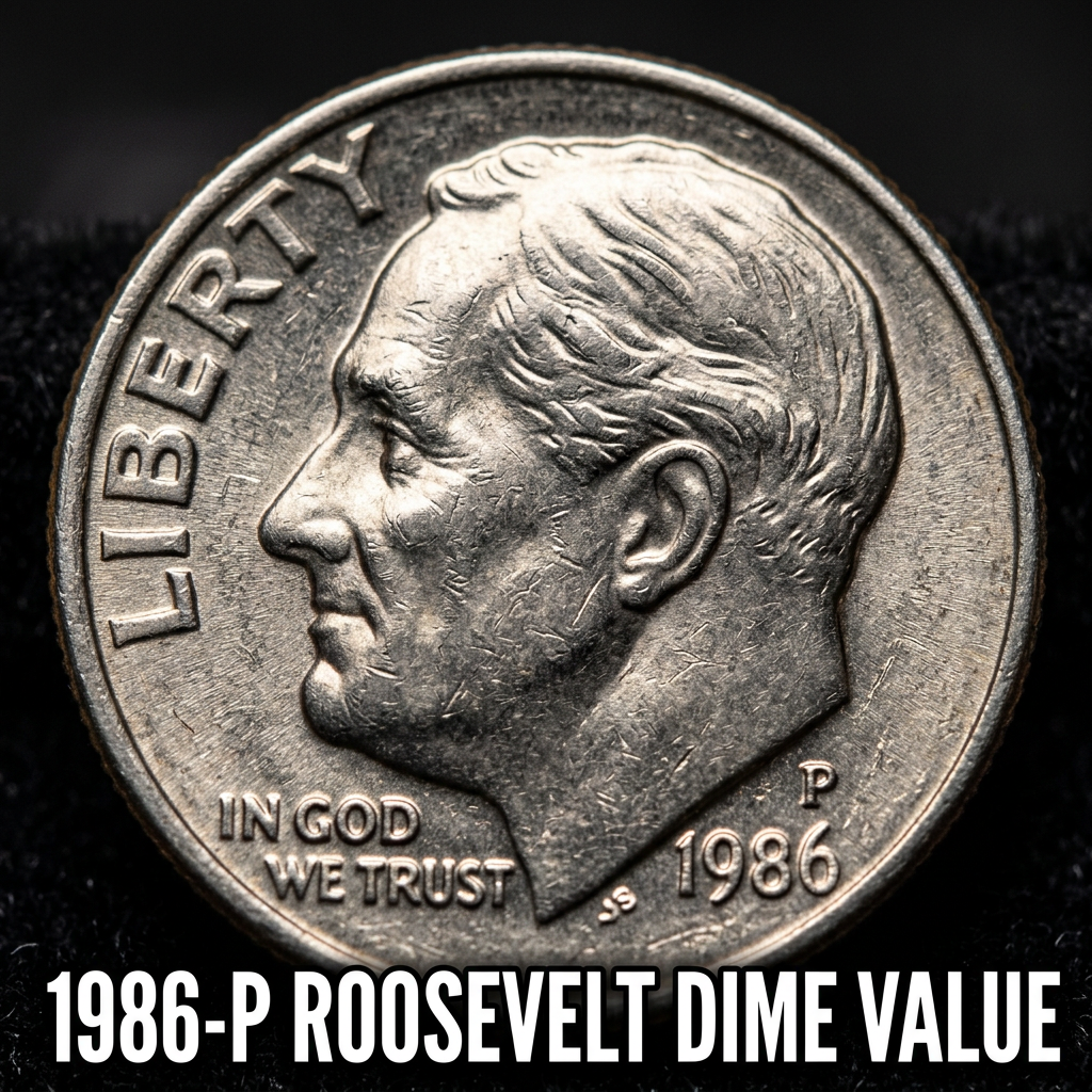 1986-P Roosevelt Dime Value What It's Worth and Why It Matters