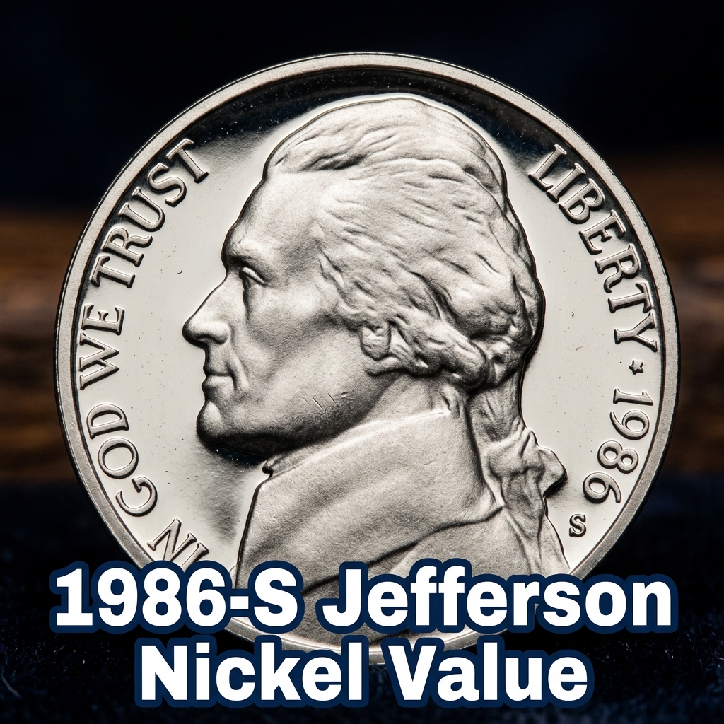 1986-S Jefferson Nickel Value and What It's Actually Worth Today