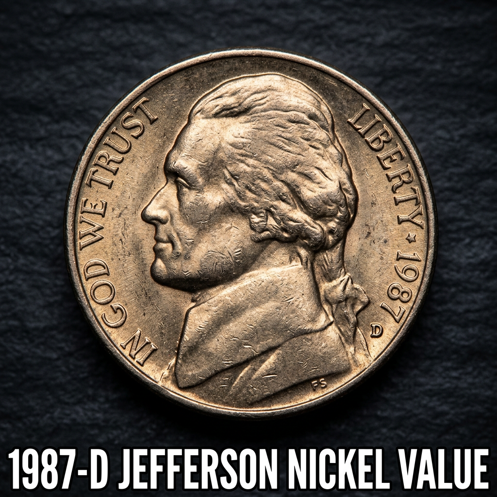 1987-D Jefferson Nickel Value: What Your Coin Is Actually Worth