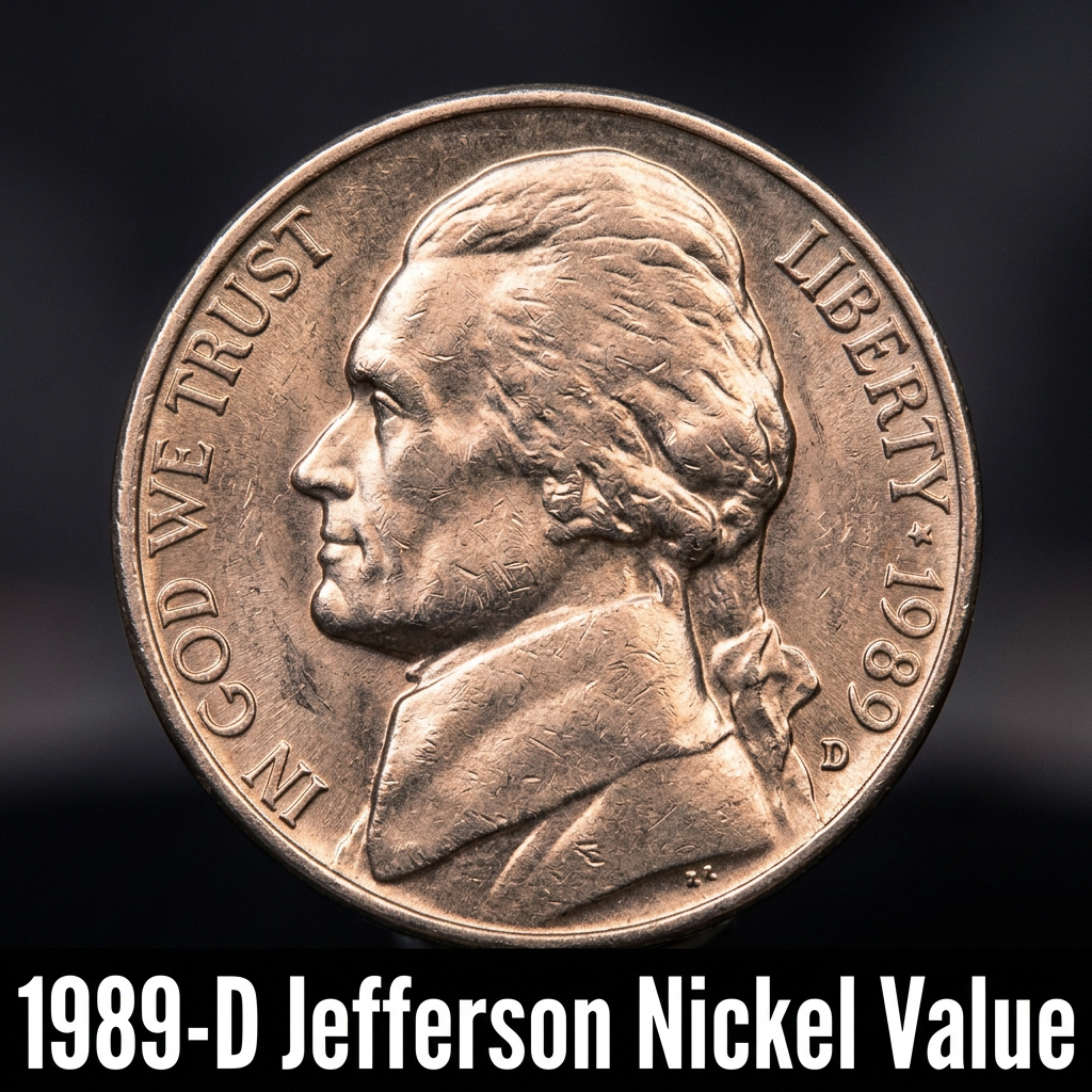1989-D Jefferson Nickel Value and What It Could Be Worth Today
