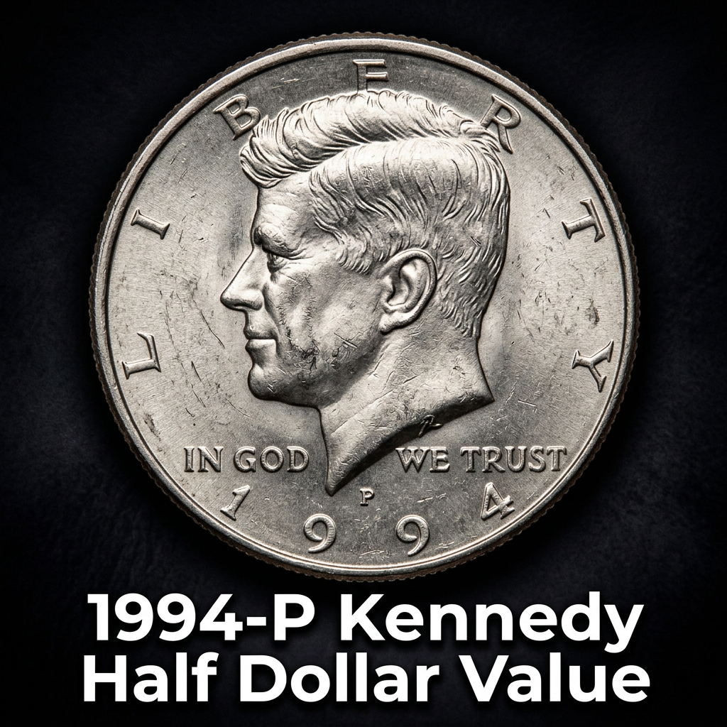 1994-P Kennedy Half Dollar Value and What It's Worth Today