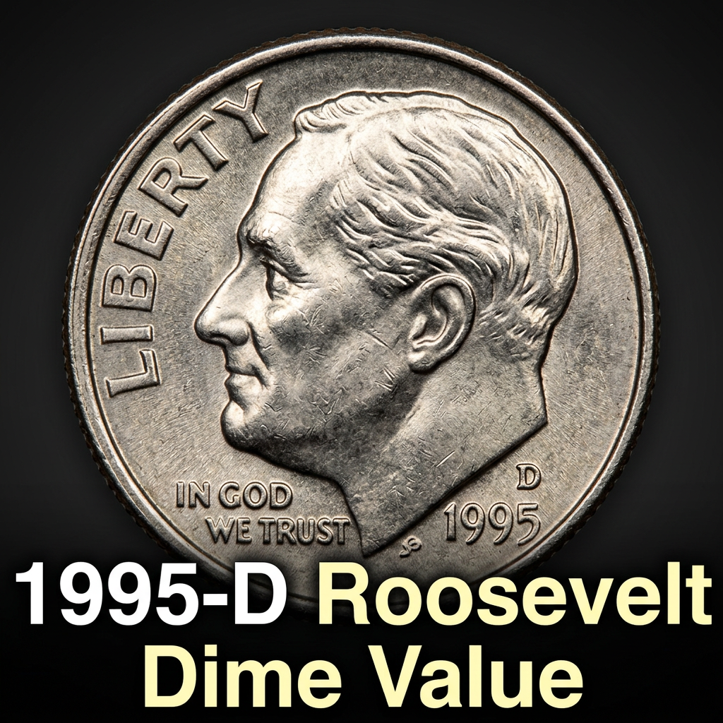 1995-D Roosevelt Dime Value and What It's Worth Today