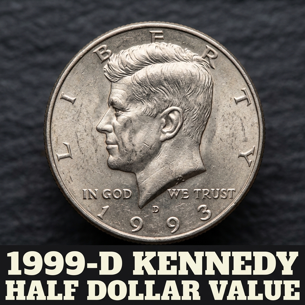 1999-D Kennedy Half Dollar Value and What It's Really Worth Today