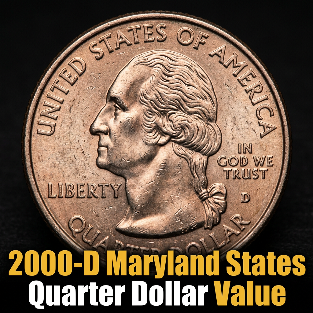 2000-D Maryland State Quarter Dollar Value What It's Really Worth and When to Hold Onto It