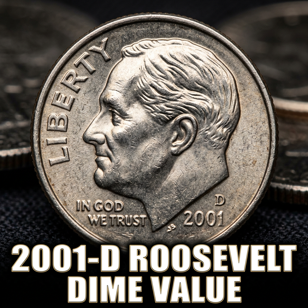 2001-D Roosevelt Dime Value Guide What It's Worth and How to Check