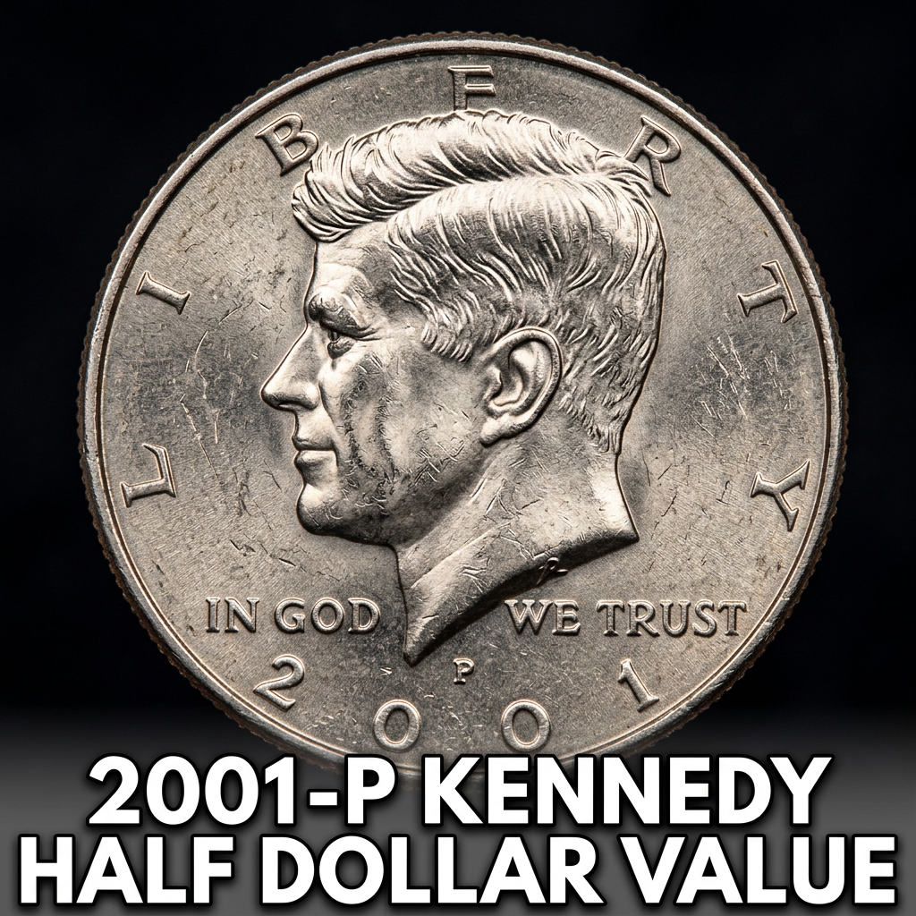 2001-P Kennedy Half Dollar Value Guide What Is It Actually Worth