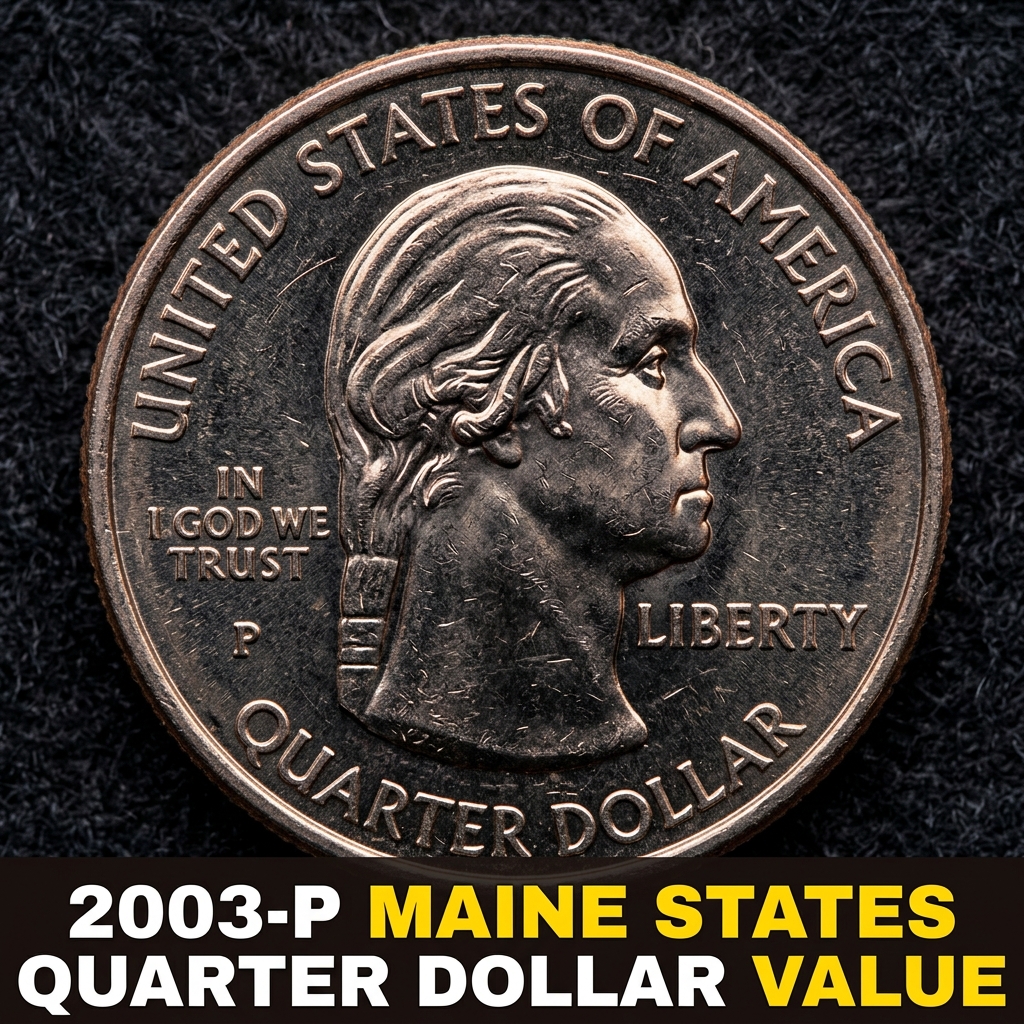 2003-P Maine State Quarter Dollar Value Guide What Is It Worth Today
