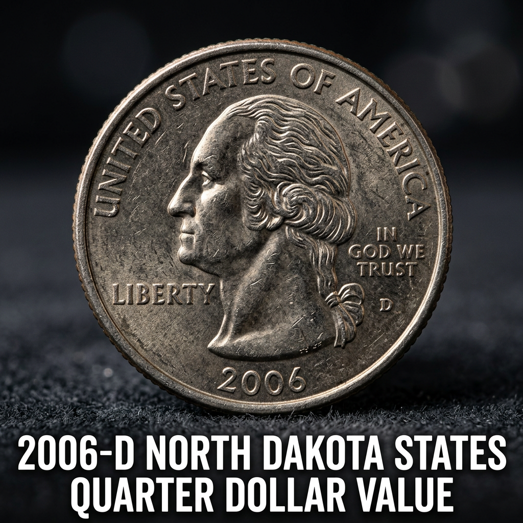 2006-D North Dakota State Quarter Value and What It's Worth Today
