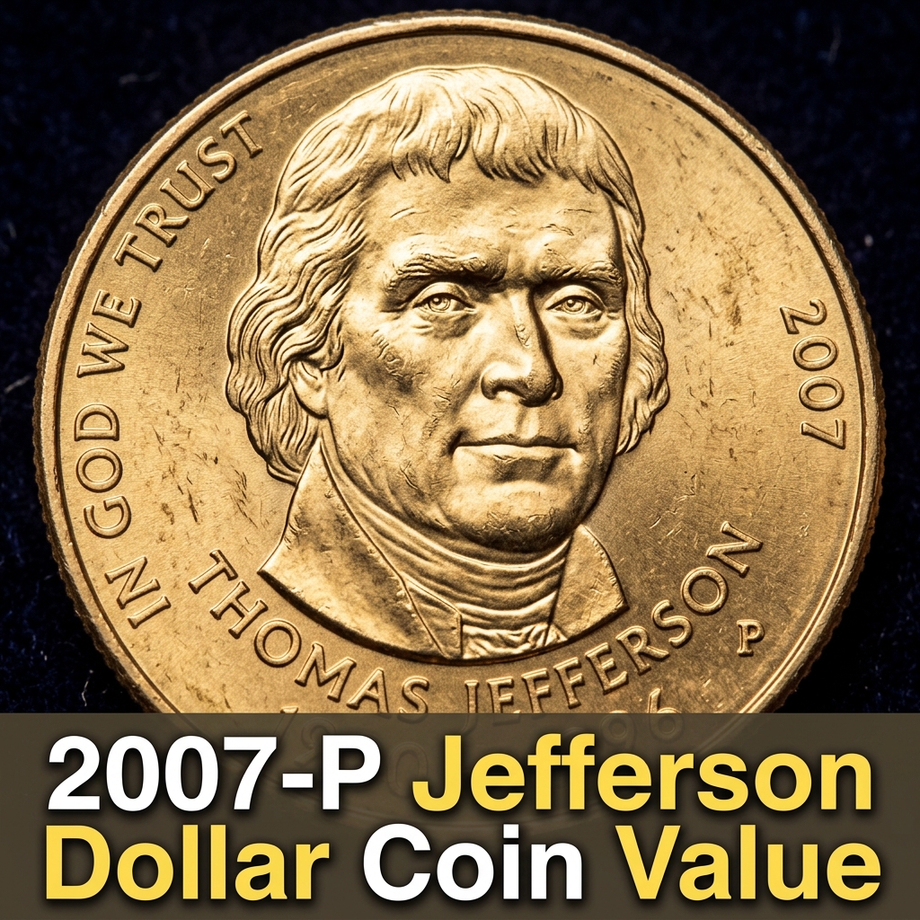 2007-P Jefferson Dollar Coin Value and What It's Worth Today