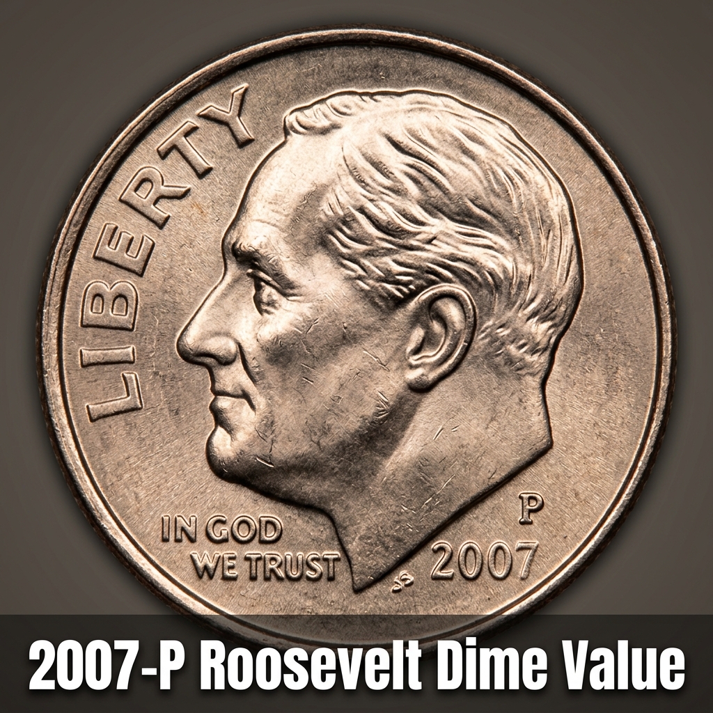 2007-P Roosevelt Dime Value Guide What It's Worth and Why