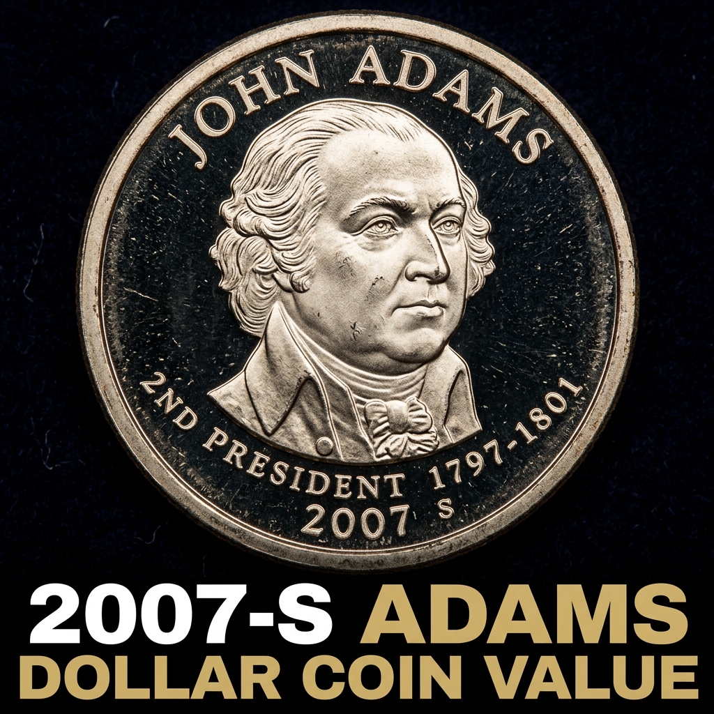 2007-S Adams Dollar Coin Value What It's Actually Worth and Why Collectors Care