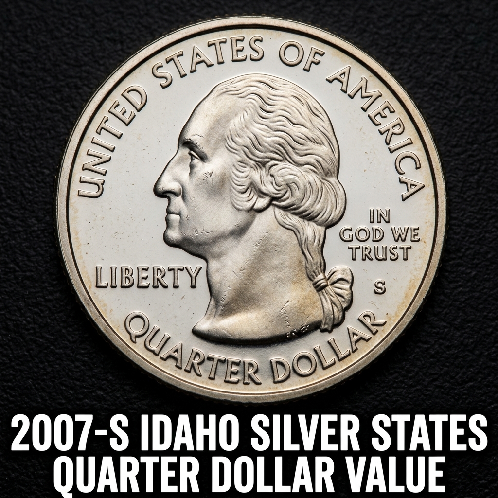 2007-S Idaho Silver Proof Quarter Value and What Collectors Are Actually Paying