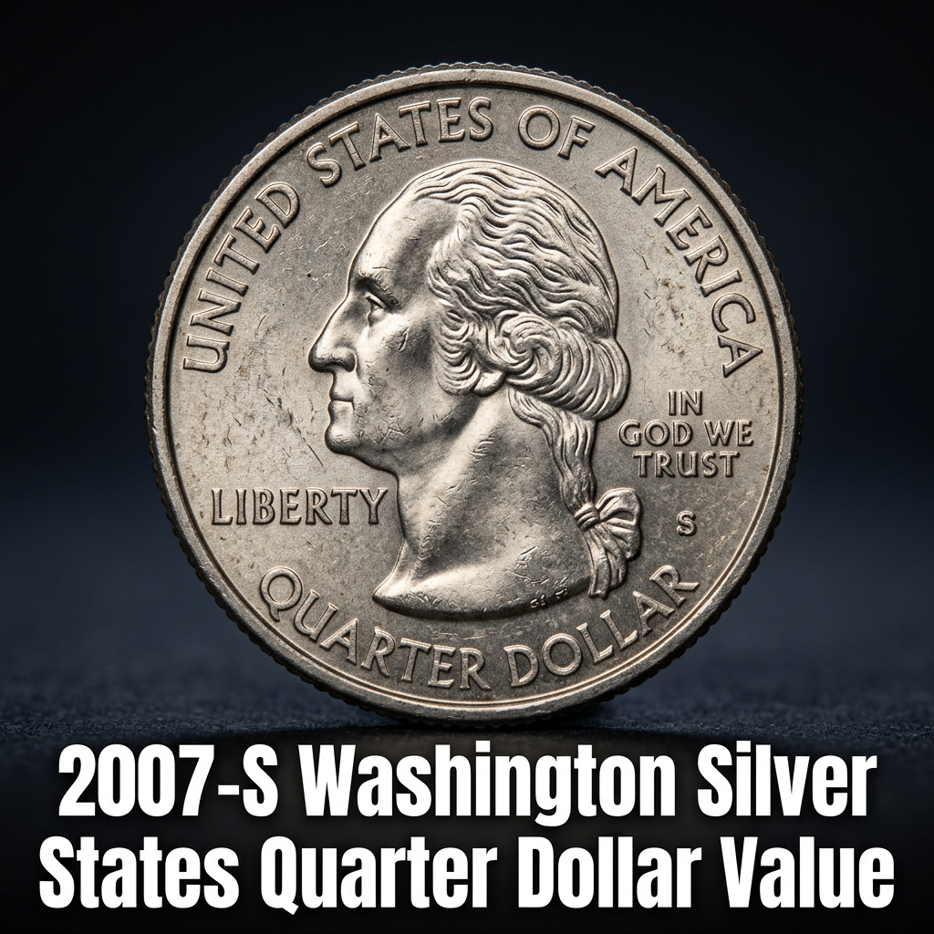 2007-S Washington Silver States Quarter Dollar Value — What It's Really Worth
