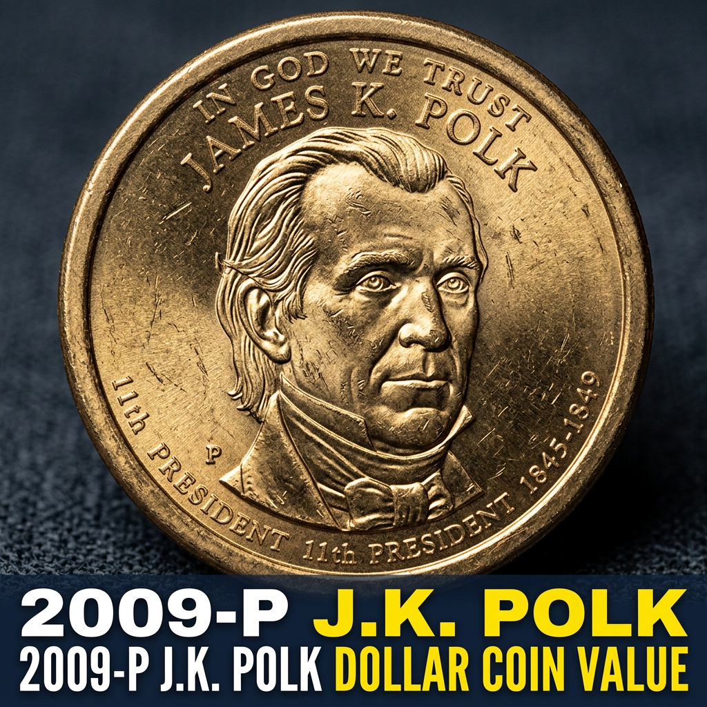 2009-P James K. Polk Dollar Coin Value and What It's Worth Today
