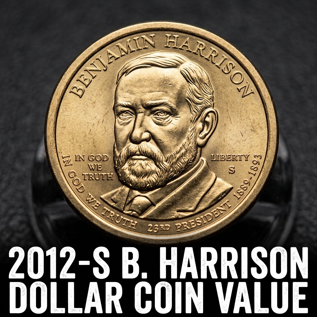 2012-S Benjamin Harrison Presidential Dollar Coin Value and What Collectors Are Paying Today