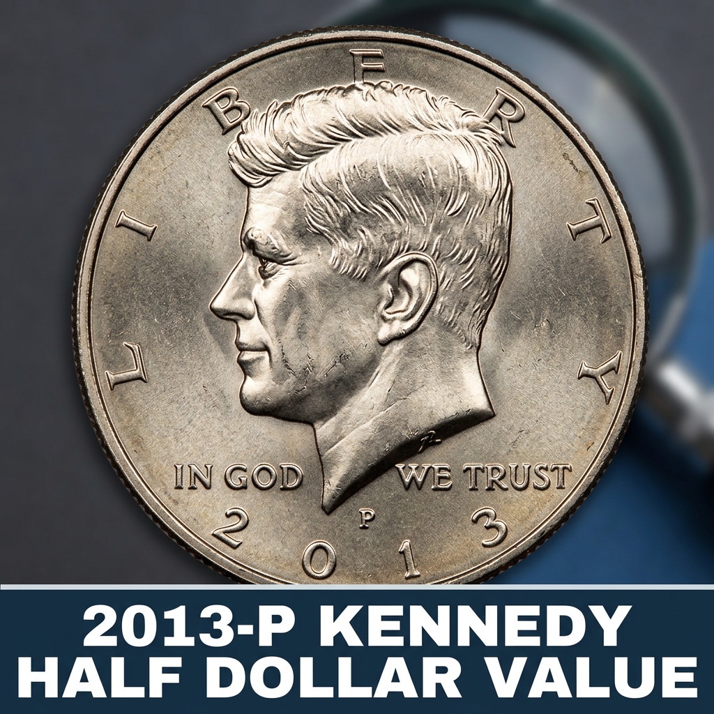 2013-P Kennedy Half Dollar Value and What It's Really Worth Today